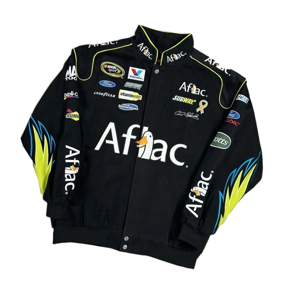 Aflac Racing Jacket with Corporate Logos